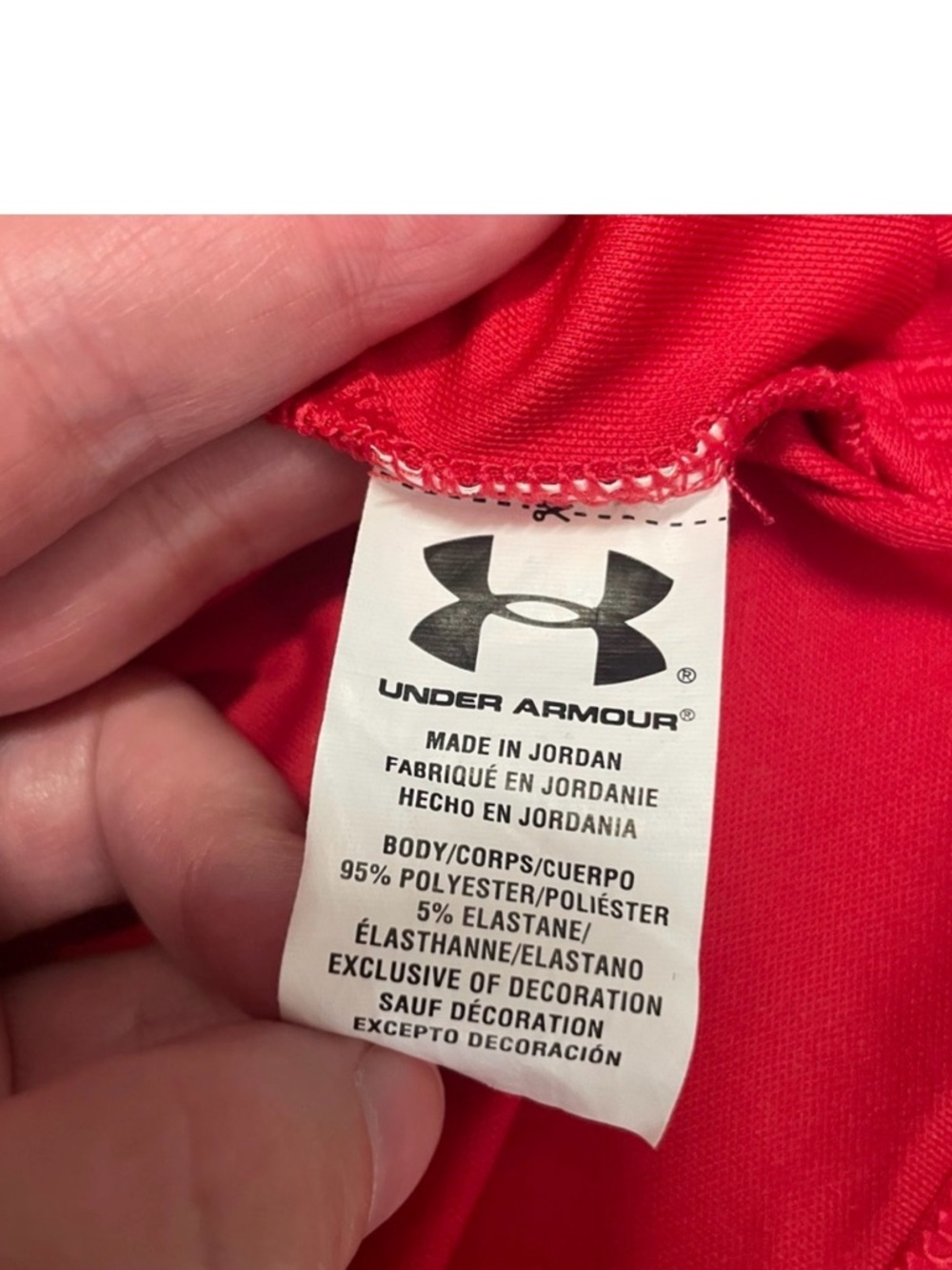 Youth Boys Under Armour Polo Shirt Bundle- Set of 2 | Black/Red | Size YS - Picture 10 of 10